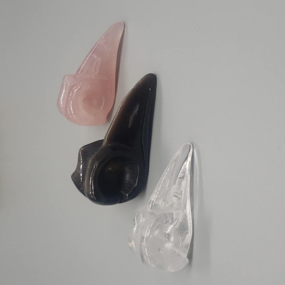 Crystal Crow Skulls